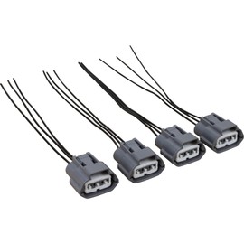 AIP Electronics Set 4 Premium Ignition Coil Connector Pigtails Compatible with 2001-2015 Nissan and Infiniti OEM Fit WH1009x4