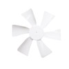 Riloer Replacement White RV 6" Vent Fan Blade, with Vent