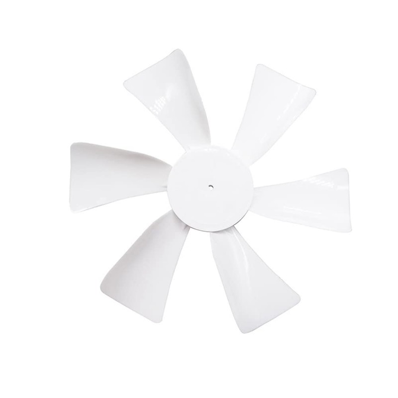 Riloer Replacement White RV 6" Vent Fan Blade, with Vent