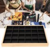 Jewelry Storage Display Trays Multipurpose 24 Grids Jewelry Tray for