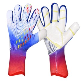 FASECKS Football Goalkeeper Gloves For Boys, Kids Children Youth Soccer Goalie Gloves with 3mm Latex Super Grip Palm Goalkeeping Gloves6/7/8/9/10