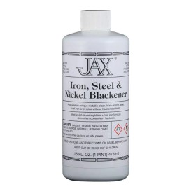 JAX Iron Steel Nickel Blackener Fast Acting Easy to Use Water Based Solution