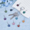 DICOSMETIC 20Pcs Zipper Pull Charms Dog Paw Print Zipper Pull