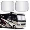 Foldable 2 Piece RV Car Windshield Sun Shade Cover, Auto