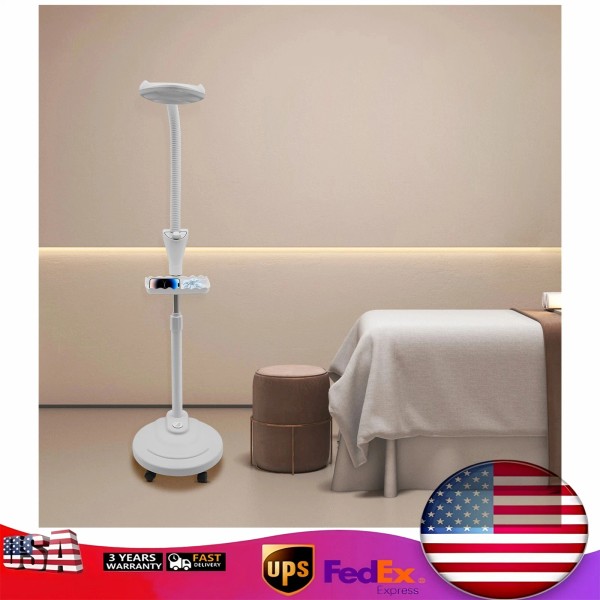 16XDiopter Floor Stand Rolling Magnifier LED Lamp Glass Magnifying Light
