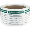 General Food Allergen Allergy Warning Removable Stickers, 51 mm 2