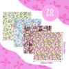 Outbit Pack of 70 Patchwork Fabric Package - 25 cm