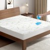 King Waterproof Mattress Protector, Ultra Soft & Cooling Bamboo Fabric,