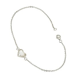 Shields of Strength Mother of Pearl Heart Shaped Gemstone Necklace 1 Corinthians 13:8 Bible Verse Christian Faith Jewelry Gift Religious Women