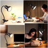 Clip on Desk Lamp, 360° Rotating Ggooseneck Lamp, Ring Light,