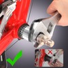 TBoonor Bicycle Bottom Bracket Remover, Tool Crank Puller Remover, 24