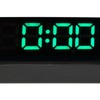 LED Clock Dual Mode Auto Dimming Temperature Display Snooze Function
