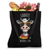 Cadott WI USA Funny Cow Cartoon Design Tote Bag