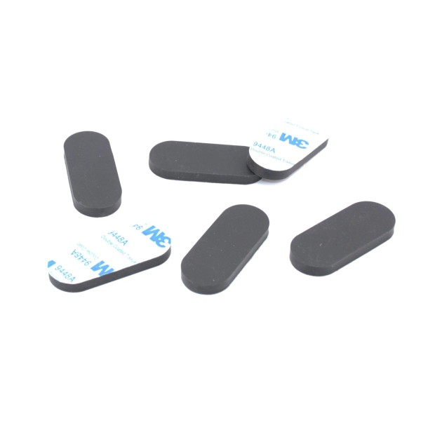 Alltrade Supply Inc Laptop Universal Silicone Rubber Feet Oval 3/4"