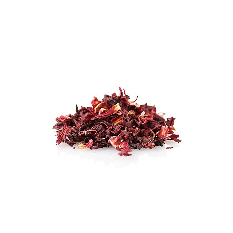 Organic Hibiscus Flowers Whole Petals 100g by Manor Springs Organic