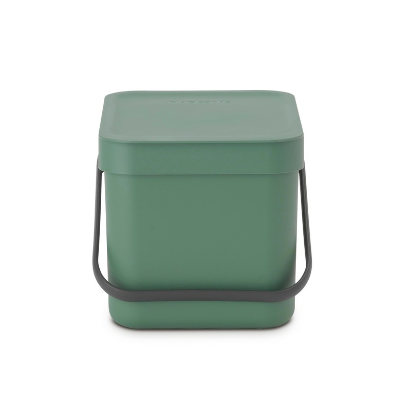 Brabantia Organic Bucket, Fir Green, 6 Litre