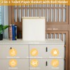 efluky Toilet Paper Storage and Holder 2 in 1, Toilet