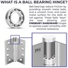 Finsbury Hardware Heavy Duty Door Hinge Bronze Ball Bearing 4.5