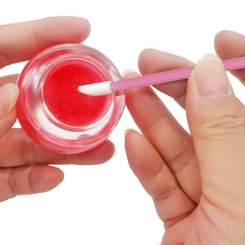 VIVIIHOO Pack of 100 Disposable Lip Brushes, Lipstick Makeup Brush,