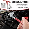 vvag Spark Plug Socket Wrench,T-Handle 16mm (5/8") & 21mm (13/16")