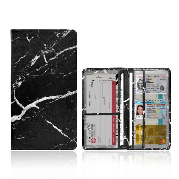 Sylvil Car Insurance and Registration Holder, PU Leather Vehicle Documents