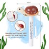 INCETUE Floating Pool Thermometer, Easy-Read Water Temperature Gauge with String