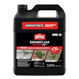 Ortho GroundClear Year Long Vegetation Killer1 Concentrate, Kills Weeds and Grasses, Prevents Unwanted Weeds and Grasses for up to 1 Year, 2 gal.