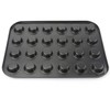 Kingrol 24-Cup Nonstick Mini Cupcake & Muffin Pans, Carbon Steel