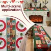 Christmas Table Runner, 14x71in Soft Xmas Winter Table Scarf with