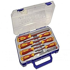 Faithfull SDVDESET7 Soft Grip VDE Screwdriver Set (7 Pieces)