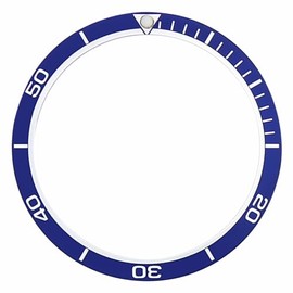 Ewatchparts Bezel Insert Compatible With Seiko 7002 6309 7S26 SKX007K2 7S26 Diver Planet Ocean Blue