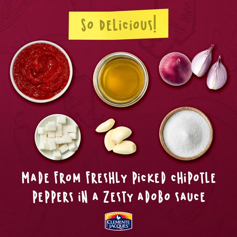 Clemente Jacques Chipotle Peppers in Adobo Sauce, 12 oz (Pack