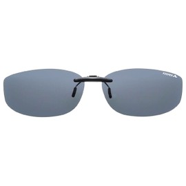 9332-02 Sunglasses Clip On Keeper Smart S Smoke Polarized & UV Protection 99% Made in Japan