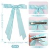 Totelux Bow Hair Clips Silky Satin Hair Ribbon Ponytail Holder