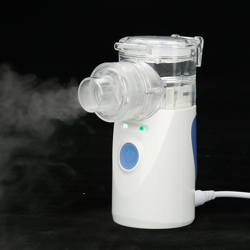 Portable Ultrasonic Nebulizer Compressor Machine System Kit Inhaler Spray Steamer