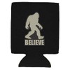Bigfoot Believe Collapsible Can Coolie (1, Black)