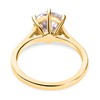 TJC Moissanite Solitaire Ring for Women Engagement Ladies Rings in