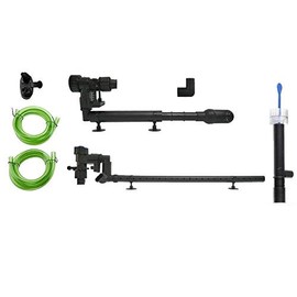 Marine Color Newest Version Sunsun Original Replacement Accessories Canister Filter KIits Inlet Outlet Quick Shut Off Valve Hoses Surface Skimmer Included (HW-302)