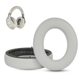 Bathys High-Fidelity Earpads Replacement Cushion for Bathys High-Fidelity-Bluetooth-Headphone (Grey PL) with Protein Leather/Memory Foam