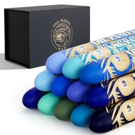 Paul Rubens Oil Pastels, 12 Sea Colors Super Jumbo HaiYa Artist Soft Oil Pastels Vibrant and Creamy, Art Supplies for Artists, Beginners, Students, Art Painting Drawing