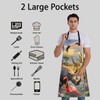 Turamurra Gothic Skulls Apron for Women, 28x33in, Kitchen Chef Aprons