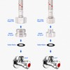 Faucet Hose Connector, 39 Inch Length Faucet Water Supply Lines