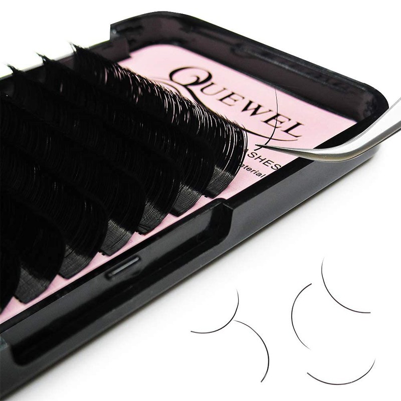 Individual Eyelashes for Eyelash Extension 03/05/07/10/15/20 Thickness C/D Curl Single