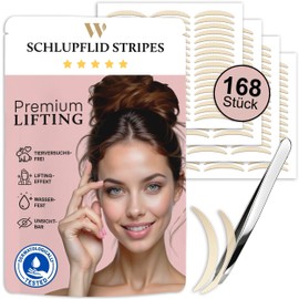 WOW STRIPES Slip-on Eyelid Premium Stripes Invisible [Pack of 192] | 24h Hold, Lifting without Surgery, Skin-Friendly | Eyelid Tape Tapes Straps Strip as Lifting Set Eye Lids Tightening Eye Pads