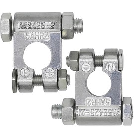 KeeRoarin Heavy Duty Marine Battery Connectors - Car Battery Terminal Clamps, Set of 2 by KeeRoarin