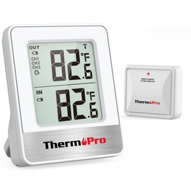 ThermoPro 500FT Indoor Outdoor Thermometer Wireless, Outdoor Thermometers for Patio with Temperature Sensor, Outside RoomThermometer for House Home Reptile Baby Room Temperature Monitor