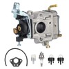Carburetor Gasket Kit Replacement for WT WYK‑406‑1 WYK‑406 WYK‑345‑1 Leaf