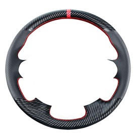 Eangzia Funda de volante de fibra de carbono personalizada para Infiniti Q70 2015-2019 /QX60 2014-2020/JX35 2013 / M35H 2012 2013 / M37 M56 2011-2013 Accesorios interiores negros