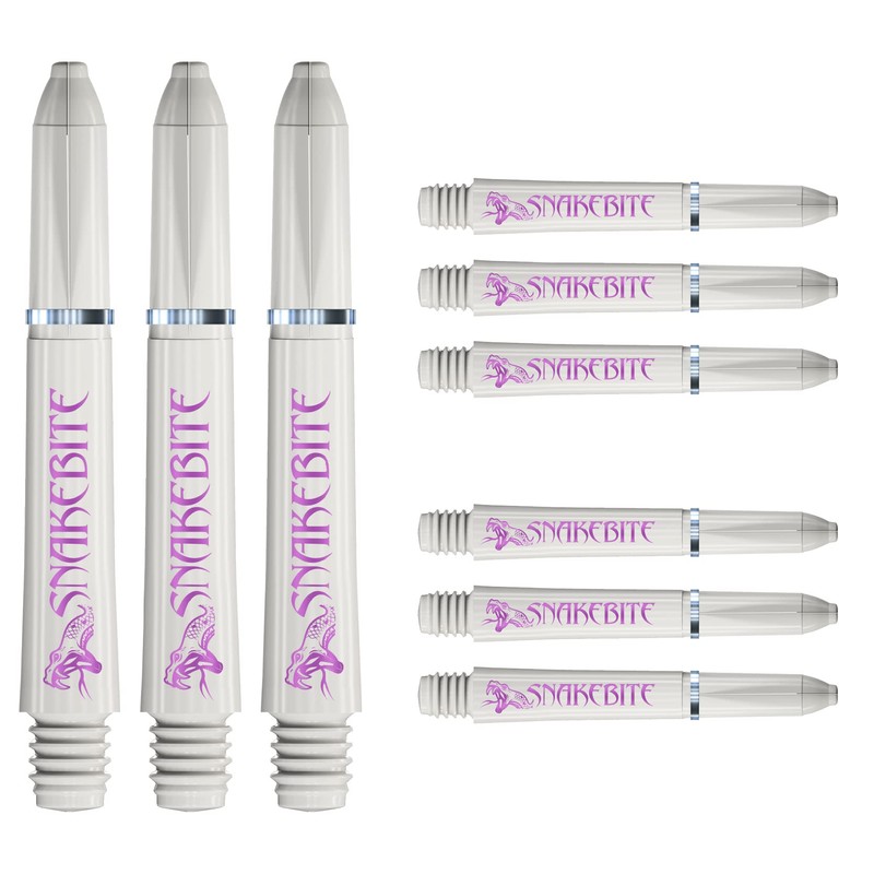 RED DRAGON Peter Wright Snakebite Signature Series Short White Stems