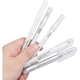 Rotulador de cejas resistente agua, marcador de posicionamiento de maquillaje de doble punta, Microblading con regla de precisa, 10 Uds